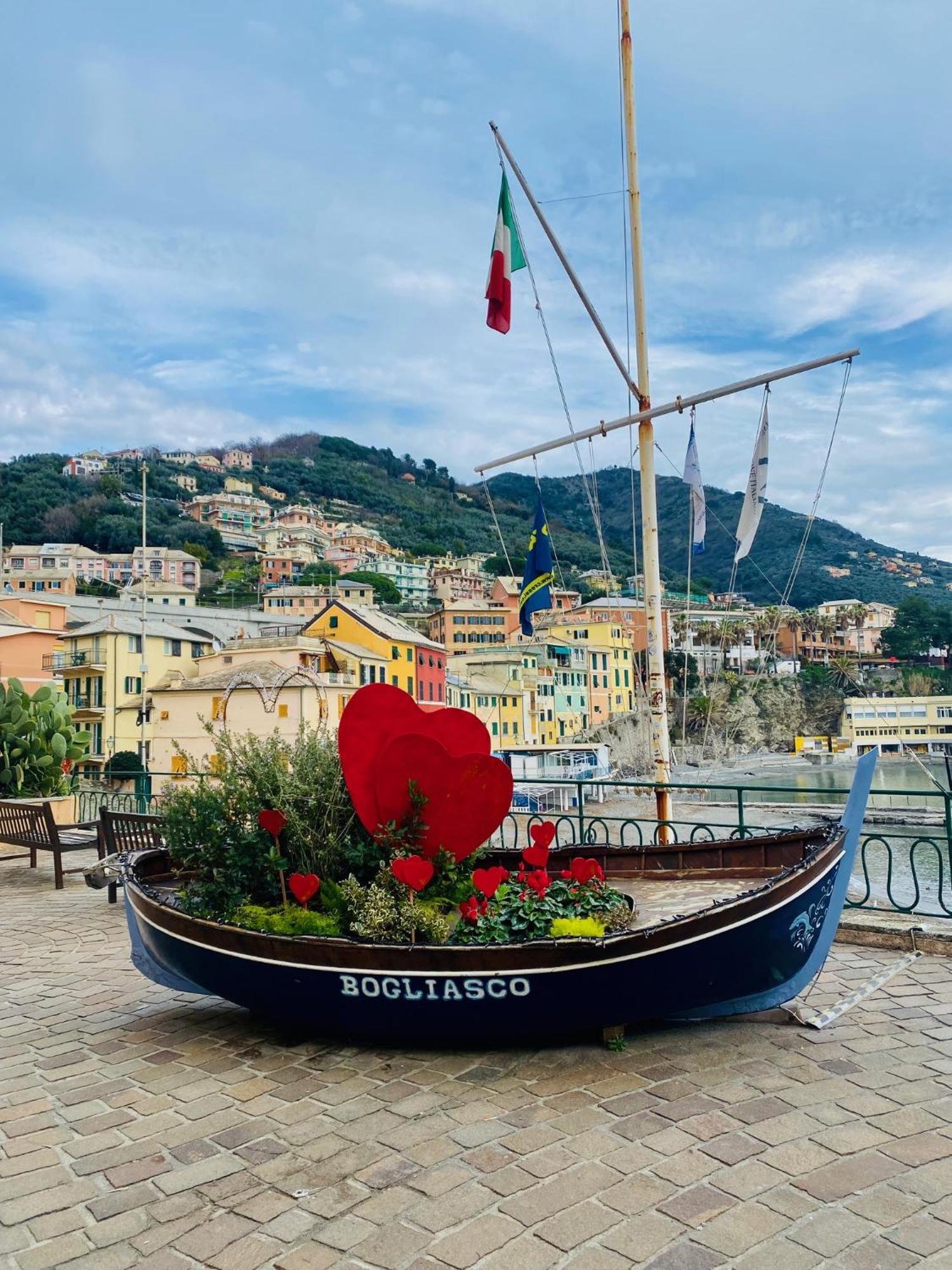 Cav Gli Ulivi Di Bogliasco Villa Exterior foto